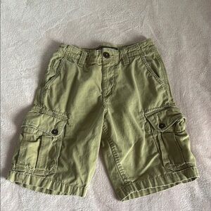 American Eagle Outfitters Khaki Cargo Shorts Relaxed Fit